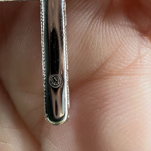 Napier Cross Necklace STERLING SILVER 18" CUBIC ZIRCONIA CROSS PENDANT Religious - Picture 5 of 9